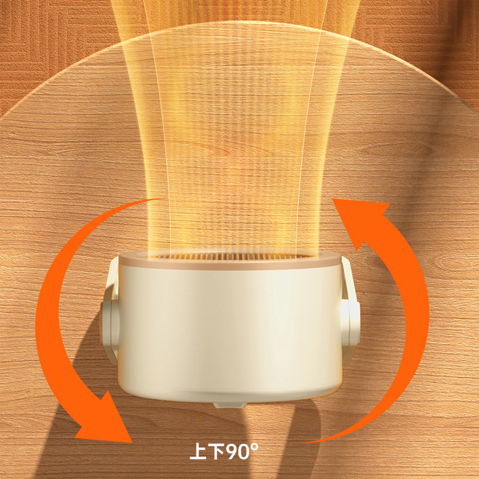 EGYMEN Portable Heater, Energy-efficient Mini Foot Warmer with Fast Heating Function, Compact Desktop Heater for Instant Warmth, Safe and Stylish Warm Wind Blower