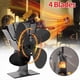 thumbnail image 4 of Classic 4 Blades Heat Stove Fan Wood Stove Fireplace Fan For Home Wood, 4 of 4