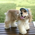 thumbnail image 4 of sunsanly Pet Hat Dog Sun Hat Sunscreen Baseball Cap with Ear Holes for Small Medium Large Dogs Outdoor Sports Cosplay Party Photos Travel Sun Protection Adjustable Strap Pet Accessories, 4 of 7