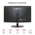 thumbnail image 5 of Sceptre New 27-inch Curved Gaming 240Hz Monitor 1500R DP HDMI Build-in Speakers 2026, 5 of 5
