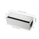 thumbnail image 3 of Caja de alambre de aleación de aluminio multifuncional, mesa de oficina, orificio roscado, tampón, caja de alambre de aleación de aluminio, caja de conexiones cuadrada, 3 of 4