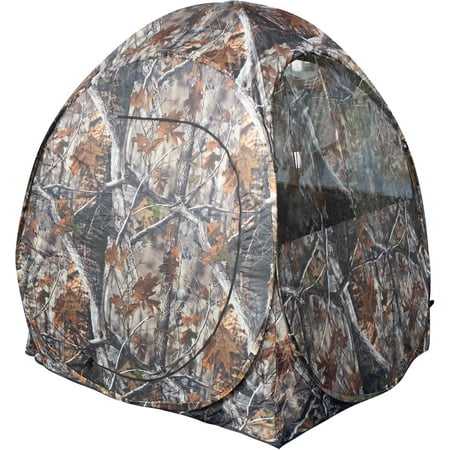THUNDERBAY Run & Gun 60 x 60 1-2 Pereson Pop-Up Ground Blind 4-Panel Spring Steel Hunting Bilnd for Deer Turkey Duck Hunting Bow Hunting