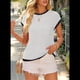 thumbnail image 4 of Camisetas de Corta para Mujer Blancas XL, 4 of 7