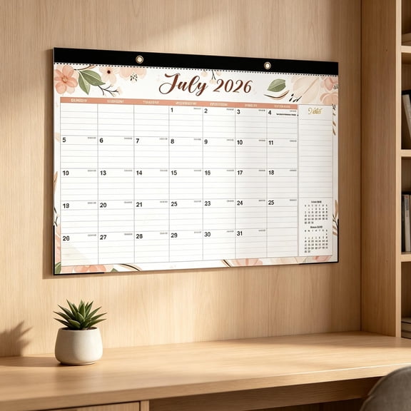 AuroraX Calendar Planner 18-Month 2026-2027 Large Appointment Office Supplies
