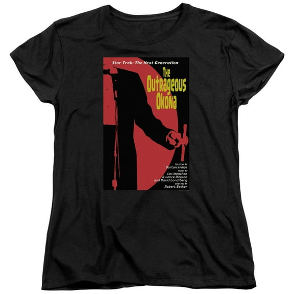 Star Trek Tng Season 2 Episode 4 Women's T-Shirt Black