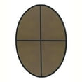 thumbnail image 4 of Elegant Decor Metal frame oval mirror 34 inch in Black, 4 of 13