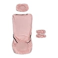 thumbnail image 3 of twisto Office Chair Covers Removable Elastic Chair Seat Cover with Headrest Slipcover And Armrest Protector Polyester Yarn Suitable for Home Office Study Spa Pink, 3 of 8