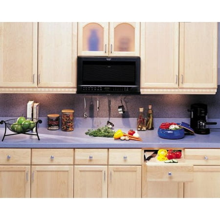 Sharp - 1.5 Cu. Ft. Over-the-Counter Microwave - Black