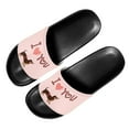 thumbnail image 2 of Psesaysky Unisex Dachshund Printed Slide Sandals Suitable for Bathroom Beach Swimming Pool Indoor Outdoor Fashion Comfortable Slide Sandals Shoes, 2 of 4