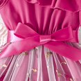 thumbnail image 5 of Coerni Girls One Shoulder Flower Girl Dress Kids Toddler Lace Tulle Tutu Long Dress Princess Dresses Sequin Tulle Ball Gown, 5 of 6