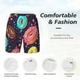thumbnail image 5 of Balery Donuts1 Mens Swim Trunks Swim Shorts for Men Quick Dry Inseam Beach Shorts with Compression Liner Pocket-XX-Large, 5 of 9