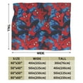 Anime Spider Man Movie Printed Blanket Soft Spiderman Throw Blankets ...