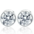thumbnail image 1 of .85Ct Round Brilliant Cut Natural Diamond Stud Earrings In 14K Gold, 1 of 1