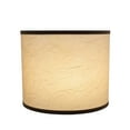 thumbnail image 3 of Aspen Creative 31098 Transitional Drum (Cylinder) Shaped Spider Construction Lamp Shade in Beige, 12" wide (12" x 12" x 10"), 3 of 5