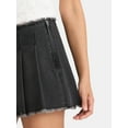 thumbnail image 4 of Madden NYC Women's Pleated Denim Skort, Sizes XXS-XXL, 4 of 5