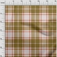 thumbnail image 3 of oneOone Polyester Spandex Olive Green Fabric Check Plaid Diy Clothing Quilting Fabric Print Fabric By Yard 56 Inch Wide, 3 of 4