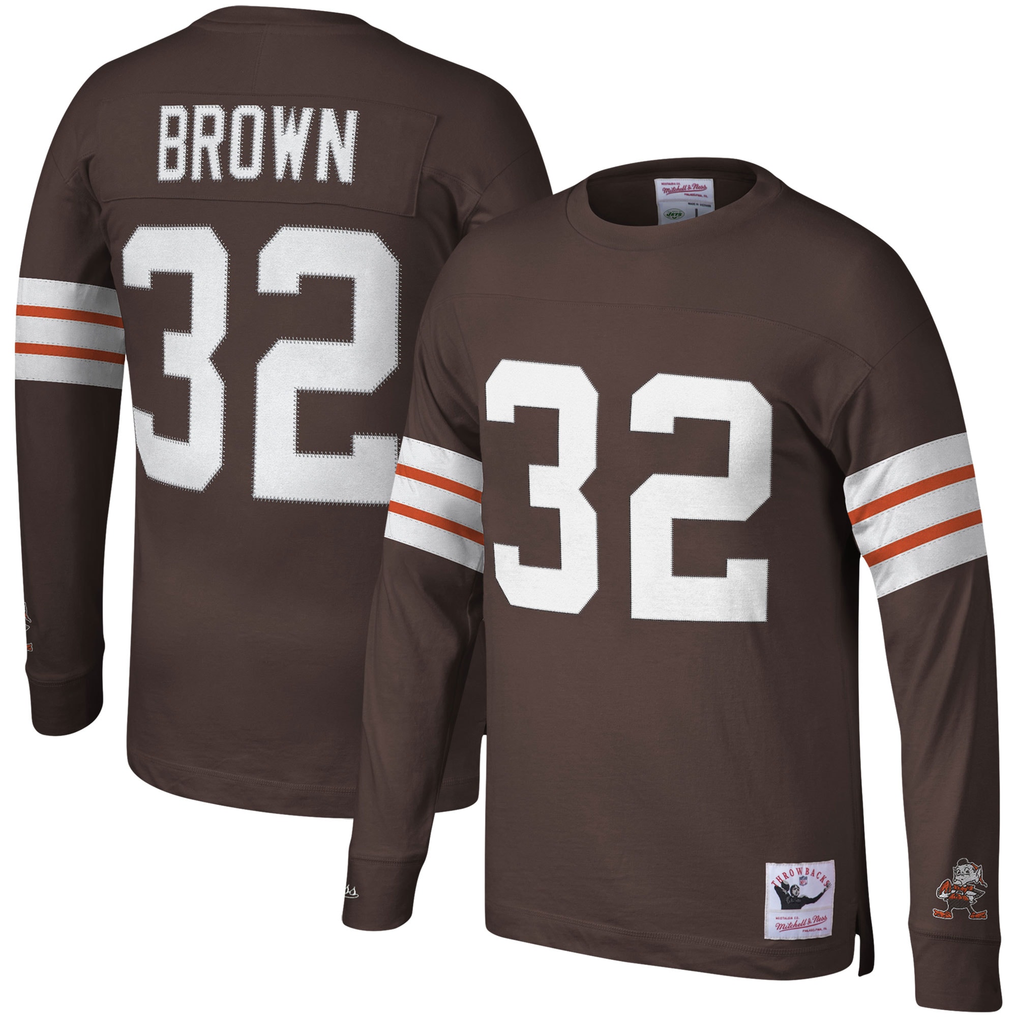 NFL Legacy Jersey Cleveland Browns 1963 Jim Brown #32 – Broskiclothing