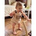 thumbnail image 6 of RUINIXCW Newborn Baby Boy Girl My First Football Season Outfit Romper Overalls Infant Boys Girls Clothes Rugby Embroidery Backless Sleeveless Bodysuit, 6 of 10