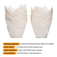 thumbnail image 3 of Forros para magdalenas Bake Choice Tulip, 100 unidades, grandes, 6 x 9,5 cm, blancos, 3 of 8