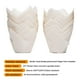 thumbnail image 3 of Forros para magdalenas Bake Choice Tulip, 100 unidades, grandes, 6 x 9,5 cm, blancos, 3 of 8