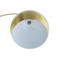 thumbnail image 2 of HomeRoots 530711 76 in. Brass Arched Floor Lamp with Brass Dome Shade, 2 of 3