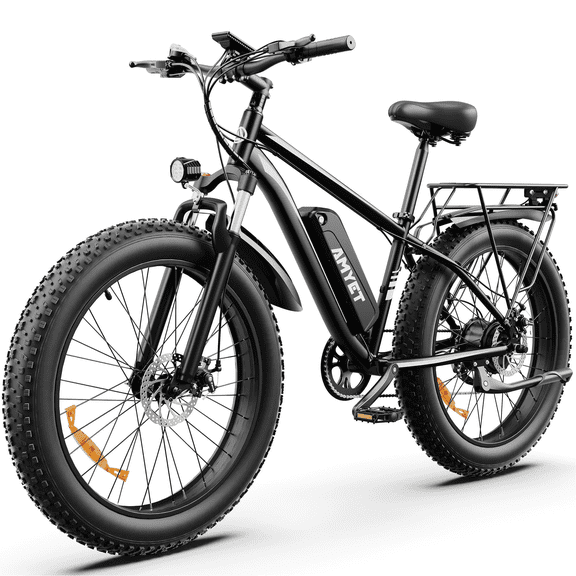 AMYET EB26 Electric Bike for Adults, 750W 28MPH Class 3, 48V 15Ah, 26" Fat Tire Mountain Bike, UL2849