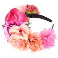 thumbnail image 3 of EeaseMX 1 diadema con diseño de flor de rosa de simulación, accesorio para fotos, 3 of 8