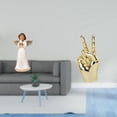 thumbnail image 2 of Escultura De Resina De ángel Querubín Sosteniendo Una Paloma Con Gesto De Dedo, Escritorio Creativo, Sala De Estar, Armario, Estante, Decoración Para Navidad, 2 of 8