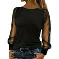 thumbnail image 2 of Womens Shirts Sequin Glitter Tops Women's New Year's Outfit Elegant Casual Tops Festive Sequins Blouses Fashion Clothing, 2 of 6