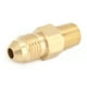 thumbnail image 2 of Adaptador 2PCS Adaptador de latón Accesorio de gas y aceite Macho recto AN4 a conector macho NPT de 1/8 pulg ANGGREK Otros, 2 of 8