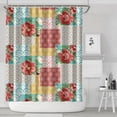 thumbnail image 2 of Waterproof Pioneer Shower Curtain 72x84 Inch Polyester Unique Cute Floral Shower Curtain for Bathroom Hotel Home Decor with 12 Plastic Hooks, 2 of 5