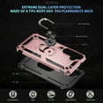 thumbnail image 7 of Decase Compatible with Samsung Galaxy S25+ 2025 Case+1-Pack Tempered Screen Protector, Military Grade Drop Protection Cover with 360° Rotating Kickstand, Heavy Duty Shockproof Phone Case,Rosegold, 7 of 7