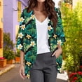 thumbnail image 3 of JTZGDY Lightweight Chiffon Kimono Cardigans for Women Dressy Casual 3/4 Length Sleeve Open Front Cardigan Outwear Tops Loose Fit Beach Cover ups, 3 of 7