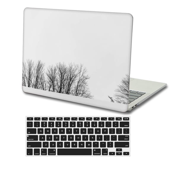 KSK KAISHEK Hard Protective Shell Case Cover Only for 2022 2021 2020 2019 2018 Release Newest MacBook Air 13 inch with and Model: A2337 m1 A2179 A1932 Plants series 0683 + Black Keyboard Cover