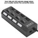 thumbnail image 5 of Hub usb divisor usb adaptador divisor usb Multipuerto USB20 HUB 4 puertos Adaptador divisor USB de alta velocidad para PC Computadora de escritorio Laptop4 puertos Negro ANGGREK Otros, 5 of 8
