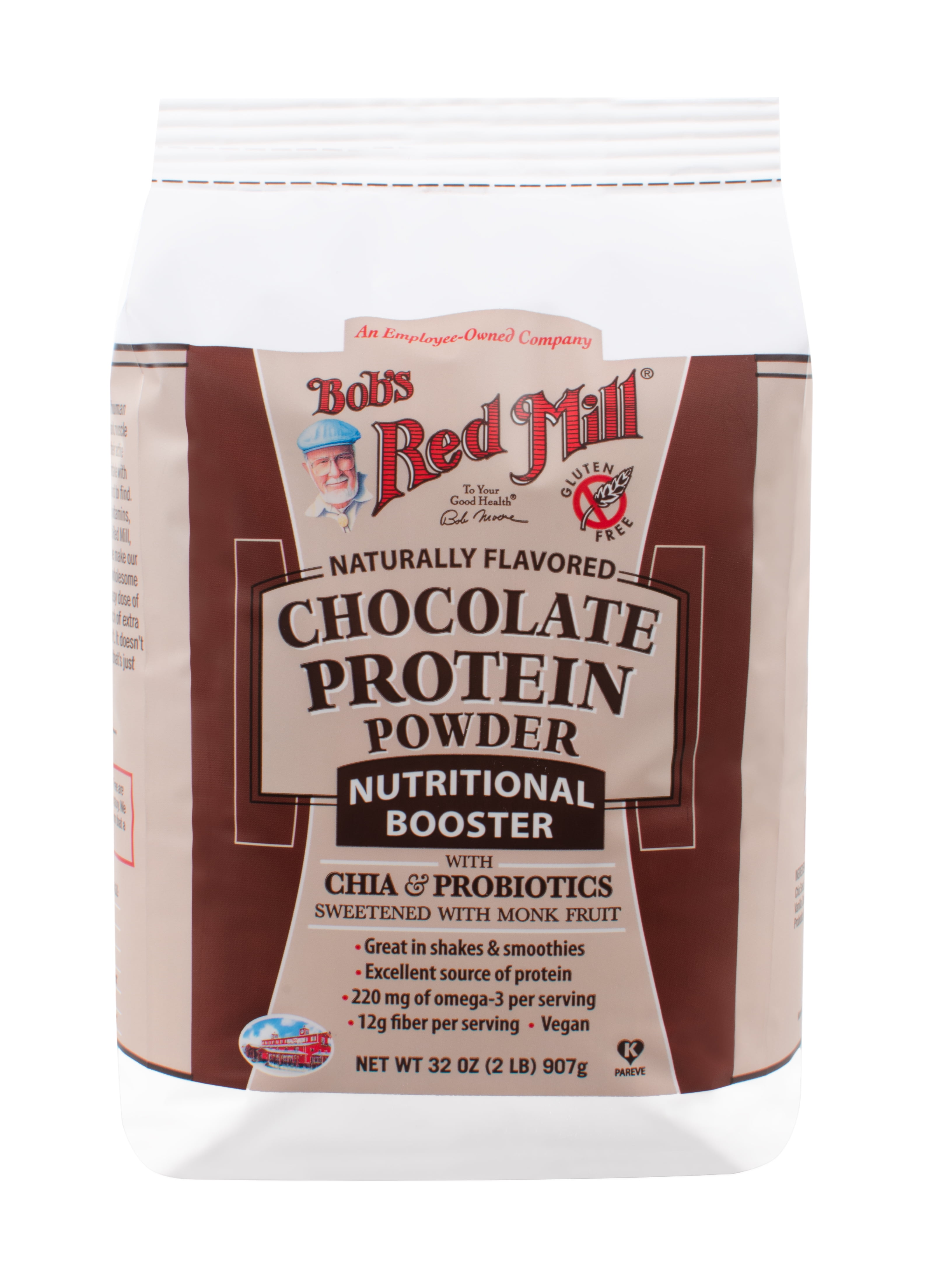 Bob's Red Mill Protein Powder, Chocolate, 20g Protein, 2 Lb