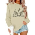 thumbnail image 4 of Christmas Tree Sweatshirts for Women 2025 Long Sleeve Crewneck Pine Tree Graphic Sweatshirt Xmas Holiday Pullover Tops, 4 of 7