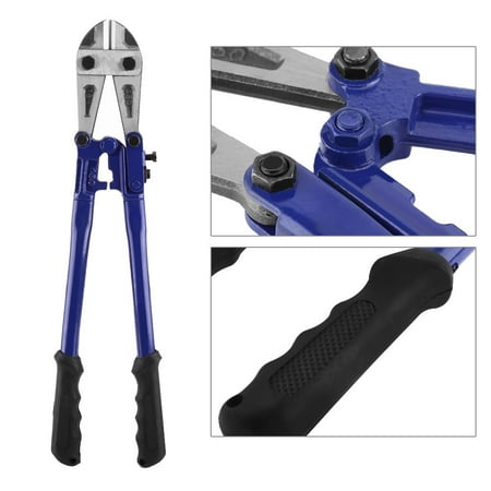 Ejoyous Bolt Lock Cutter 18  HD Hand Jaws Blades Chain Wire Fence Cable Rebar Wire 450mm,This bolt