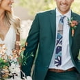 thumbnail image 5 of Men’s Natural Tie&nbsp;– Earthy Aesthetic, Skinny Polyester Tie for Weddings & Daily Wear, 5 of 6