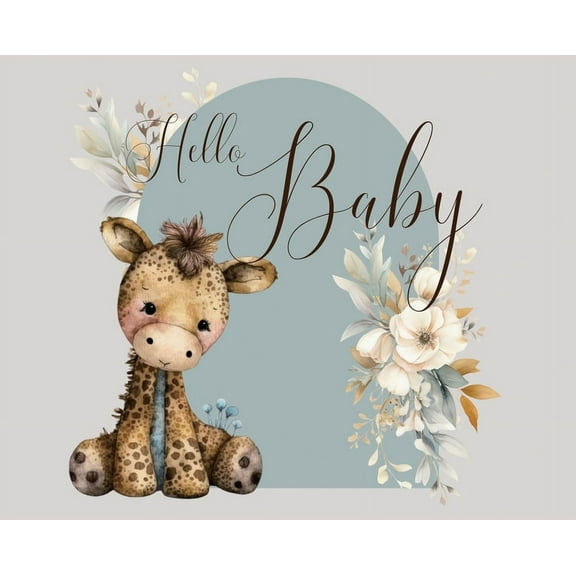 Landscape Baby Shower hardback Guest Book, (Hardcover)