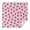 Red Strawberry Plants-2, variant on Red Strawberry Plants Fruit Pink Pattern Square Tablecloth,Waterproof Square Table Cover,Wipeable Spillproof Washable Table Cover for Home Kitchen Party Decor 42"X42"(107x107cm)