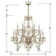 thumbnail image 3 of Crystorama Lighting - Crystal - Twelve Light 2-Tier Chandelier in Classic Style, 3 of 3