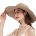 thumbnail image 1 of HLLMAN Sombrero de sol de ala súper ancha para hombres/mujeres – Protección UV UPF 50+, sombrero grande para pesca, senderismo, jardinería, 1 of 1