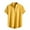 Yellow, variant on cfhntfmh Summer Shirts for Men Casual Button up Short Sleeve T Shirts Trendy Stripe Tees Summer Beach Clothes