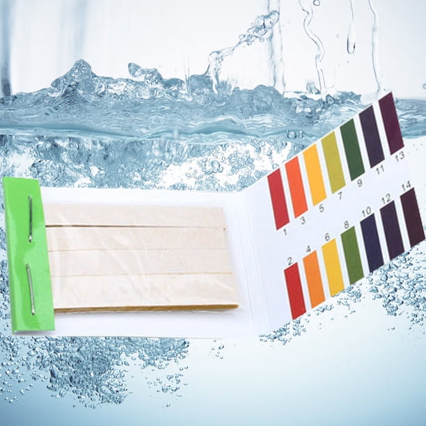 80 tiras de medidores de pH, papel indicador, valor de pH 1-14, kit de papel tornasol