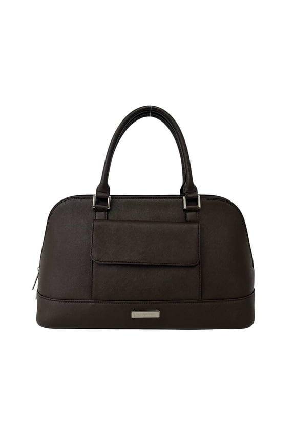 Pre-Owned BURBERRY Burberry Logo Hardware Nova Check Pattern Leather Handbag Mini Tote Bag...