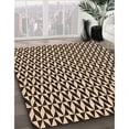 thumbnail image 3 of Ahgly Company Machine Washable Indoor Rectangle Transitional Black Brown Area Rugs, 7' x 9', 3 of 7