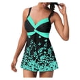 thumbnail image 1 of MKLEKYY Trajes De Baño Mujer 2 Piezas Women Two-Piece Swimsuit Bathing Suit Swimwear High Waist Monokini Tankini, 1 of 2
