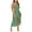 B-Green, variant on Women's Strapless Maxi Bodycon Dresses Solid Color Stretch Sleeveless One Shoulder High Cut Pleat Dress B-Black
