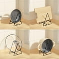 SUNFICON 2 Pack Large Triangle Plate Holders Organizers Upright